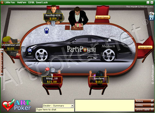 Party Poker - Maybach Skin 